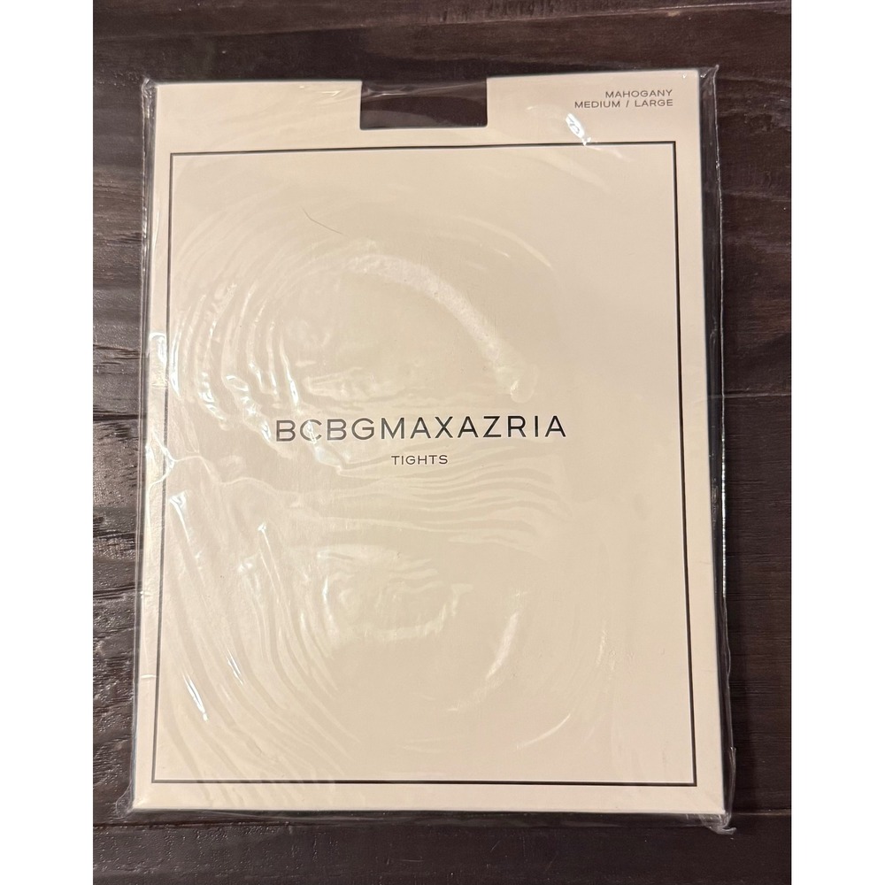 BCBGMAXAZRIA Womens M/L Tights Mahogany Brown Basic Opaque 60 Denier NEW